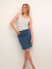 Cream Green Ann Pencil Skirt - Image 3 of 6