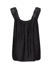 Cream Linga Lace Strap Black Top - Image 6 of 6