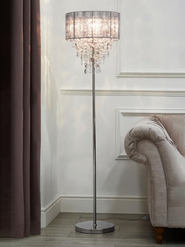 Grey Palazzo Floor Lamp - Image 1 of 8