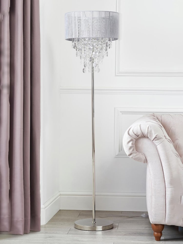 Grey Palazzo Floor Lamp - Image 2 of 8