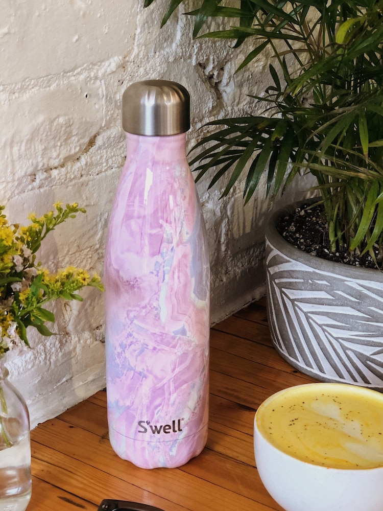 S’well Rose/White 500ml Stainless Steel Water Bottle - Image 1 of 2
