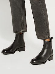 Dune London Black Panoramic Classic Chelsea Boots - Image 1 of 5
