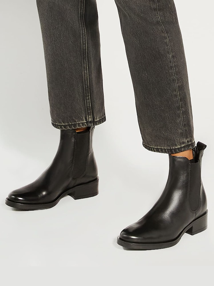Dune London Black Panoramic Classic Chelsea Boots - Image 1 of 5