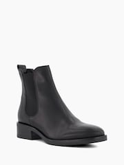 Dune London Black Panoramic Classic Chelsea Boots - Image 3 of 5