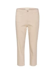Cream Slim Fit Ann Twill Capri Trousers - Image 5 of 6