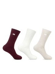 Totes Red Super Soft Ankle Socks 3 Pack - Image 3 of 5