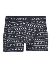 JACK & JONES Blue Christmas Boxer and Sock Set - Image 2 of 5