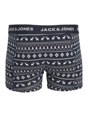 JACK & JONES Blue Christmas Boxer and Sock Set - Image 3 of 5