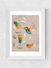 East End Prints Brown Hummingbird Print by Dieter Braun - Image 1 of 2