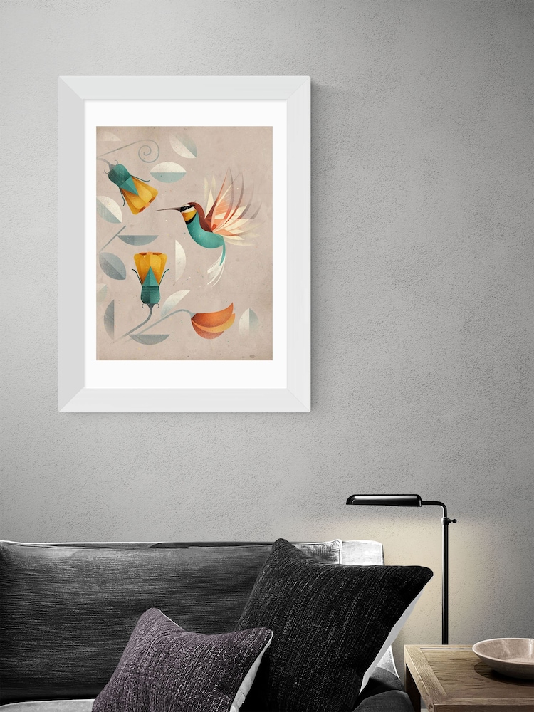 East End Prints Brown Hummingbird Print by Dieter Braun - Image 2 of 2