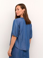 Cream Blue Molly Blouse - Image 2 of 6