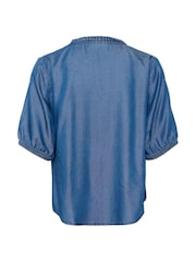 Cream Blue Molly Blouse - Image 6 of 6