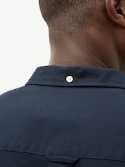 Lyle & Scott Navy Cotton Oxford Shirt - Image 10 of 13