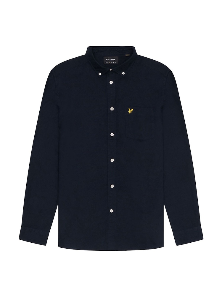 marine - Lyle & Scott Chemises en coton Oxford - Image 11 de 11