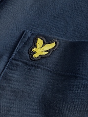 Lyle & Scott Navy Cotton Oxford Shirt - Image 12 of 13