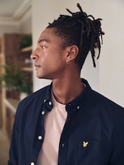Lyle & Scott Navy Cotton Oxford Shirt - Image 4 of 13