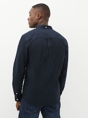 Lyle & Scott Navy Cotton Oxford Shirt - Image 6 of 13