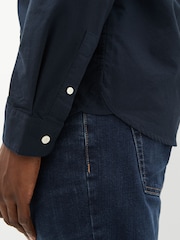 Lyle & Scott Navy Cotton Oxford Shirt - Image 9 of 13