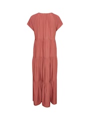 Cream Back Maxi Dress - Image 4 of 5