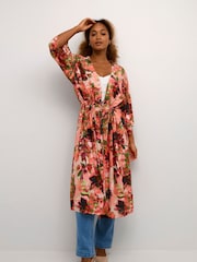 Cream Pink Cania 3/4 Sleeve Kimono - Image 3 of 6
