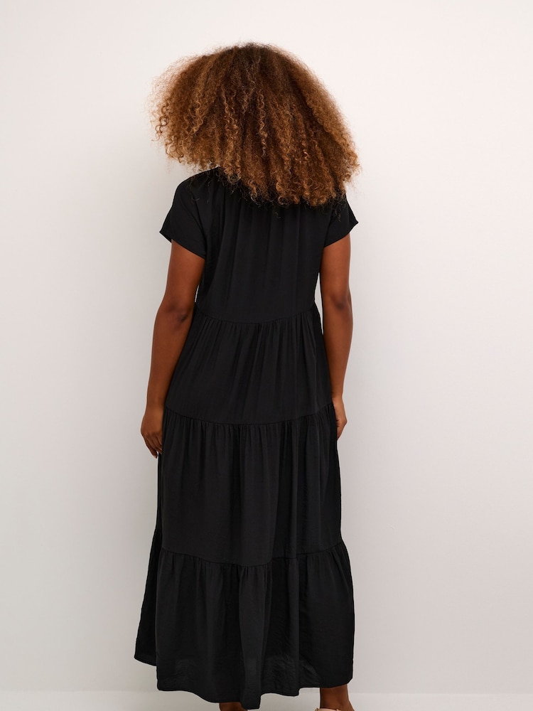 Cream Back Maxi Dress - Image 2 of 5