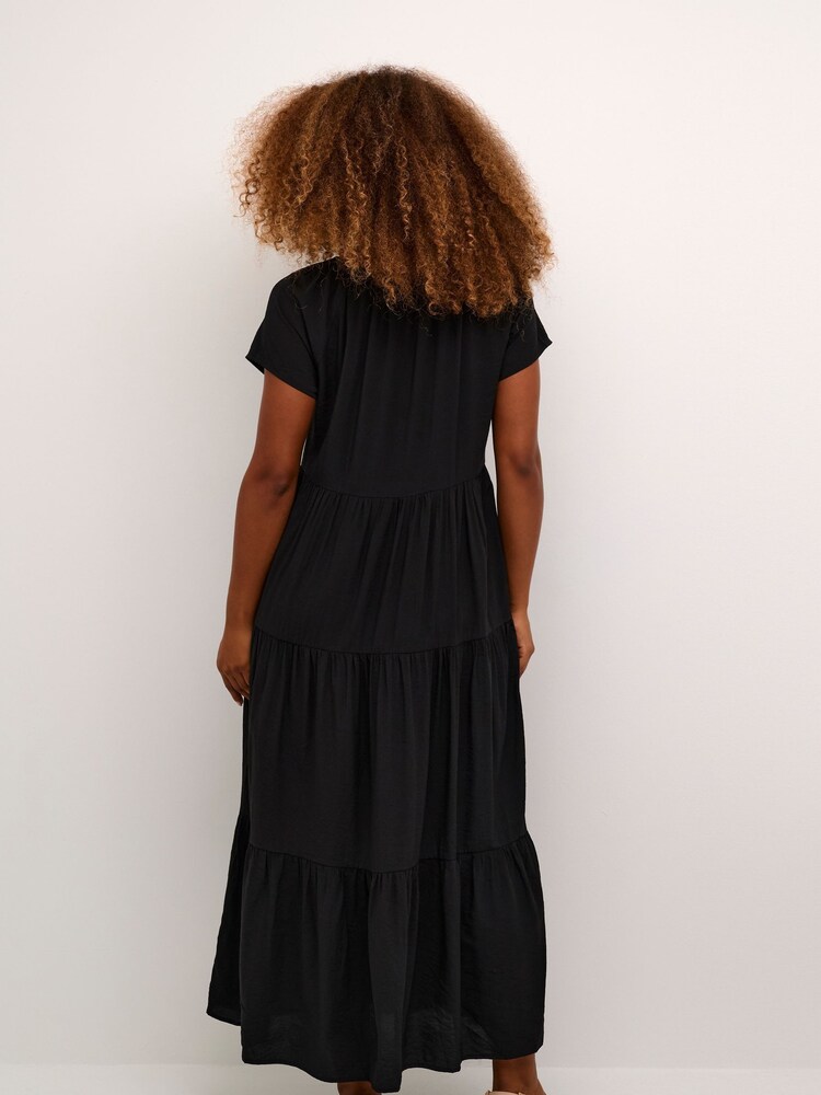 Cream Back Maxi Dress - Image 2 of 5 Cream Back Maxi Dress - Image 2 of 5