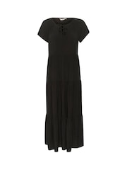 Cream Back Maxi Dress - Image 4 of 5