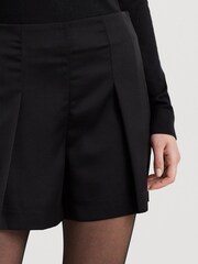 Lauren Ralph Lauren Natural Pleated Satin Crepe Shorts - Изображение 6 из 7