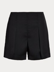 Lauren Ralph Lauren Natural Pleated Satin Crepe Shorts - Изображение 7 из 7
