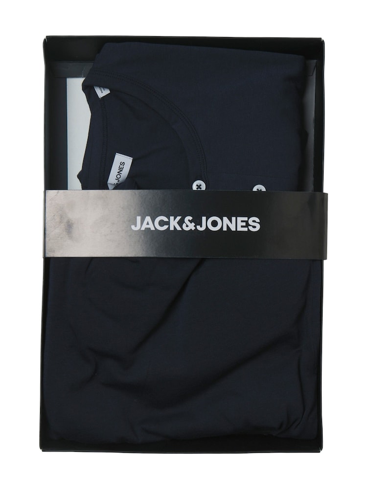 JACK & JONES Blue Supima Cotton Lounge Set - Image 4 of 4 JACK & JONES Blue Supima Cotton Lounge Set - Image 4 of 4