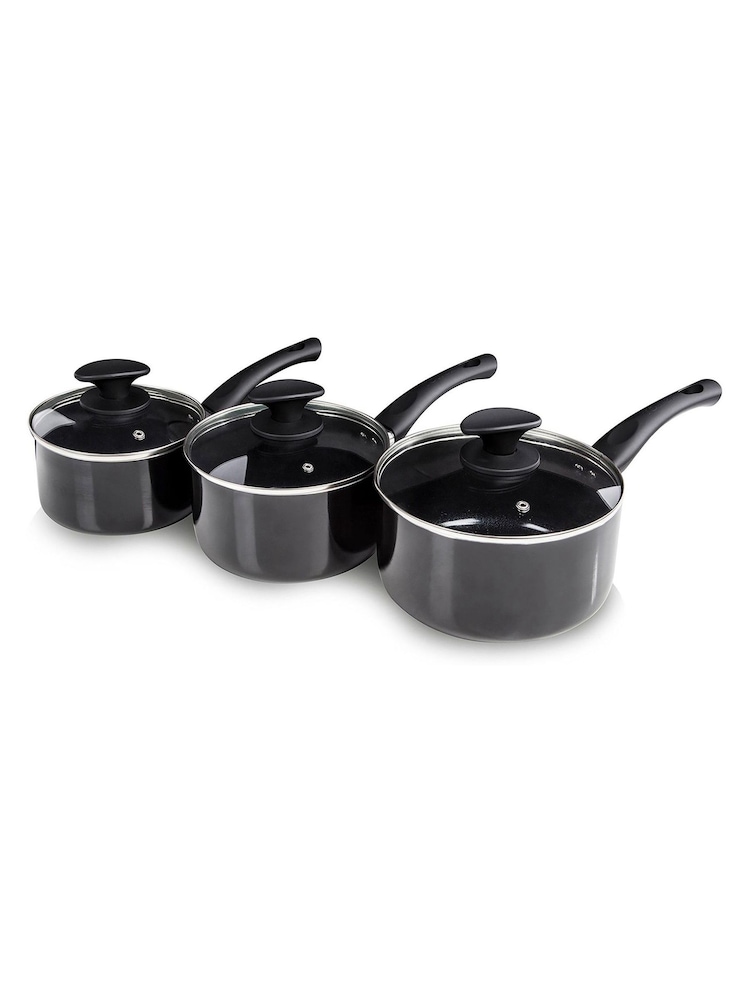 Tower 3 Piece Clear Ceramic Pan Set - Image 7 of 7
