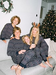 JACK & JONES Blue Christmas Pyjamas Set - Image 1 of 1