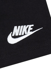 Nike Black Infant Small Logo Top and Shorts Set - Image 4 of 4