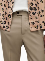 AllSaints Cream Tanar Trousers - Image 4 of 7