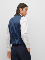 BOSS Blue Slim Fit Wool Blend Waistcoat - Image 2 of 5