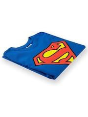 Character Blue Adult 100% Cotton DC Comics Superman T-Shirt - Image 3 of 5
