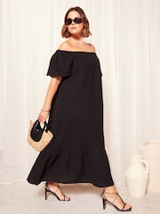 Curves Like These лен Look Bardot платье макси - Изображение 2 из 4