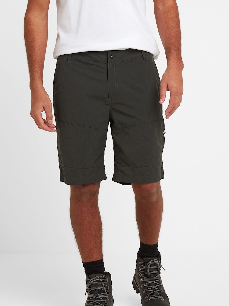 Tog 24 Grey Rowland Tech Long Walking 100% Cotton Shorts - Image 1 of 3