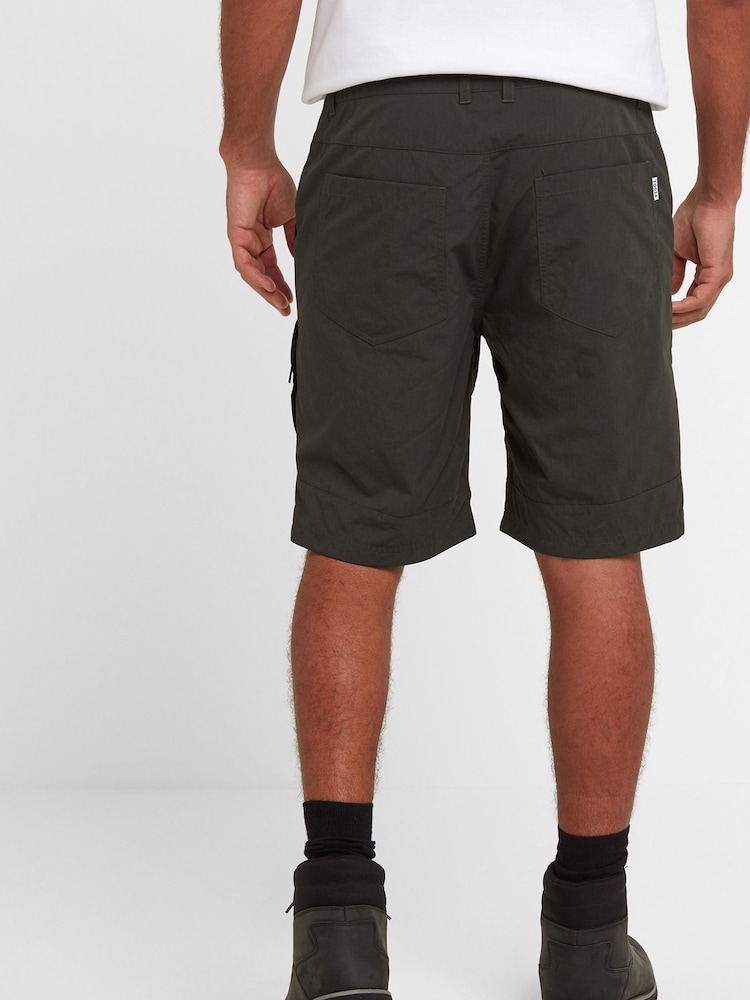 Tog 24 Grey Rowland Tech Long Walking 100% Cotton Shorts - Image 2 of 3