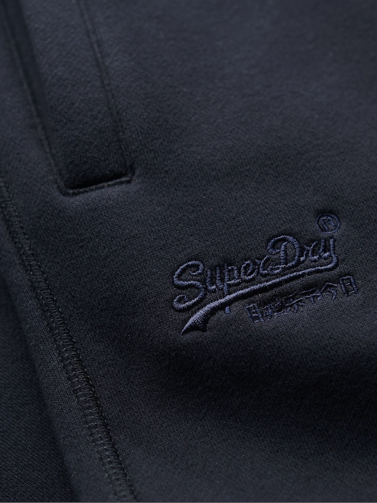 Superdry Eclipse Navy Essential Logo Joggers - Image 7 of 7