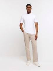 River Island Grey Straight Fit Jeans - Image 1 of 6