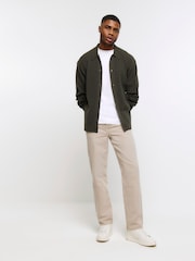 River Island Grey Straight Fit Jeans - Image 3 of 6