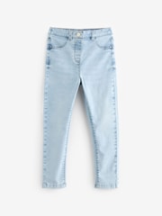 Light Blue Regular Length Stretch Jeggings (3-16yrs) - Image 1 of 3