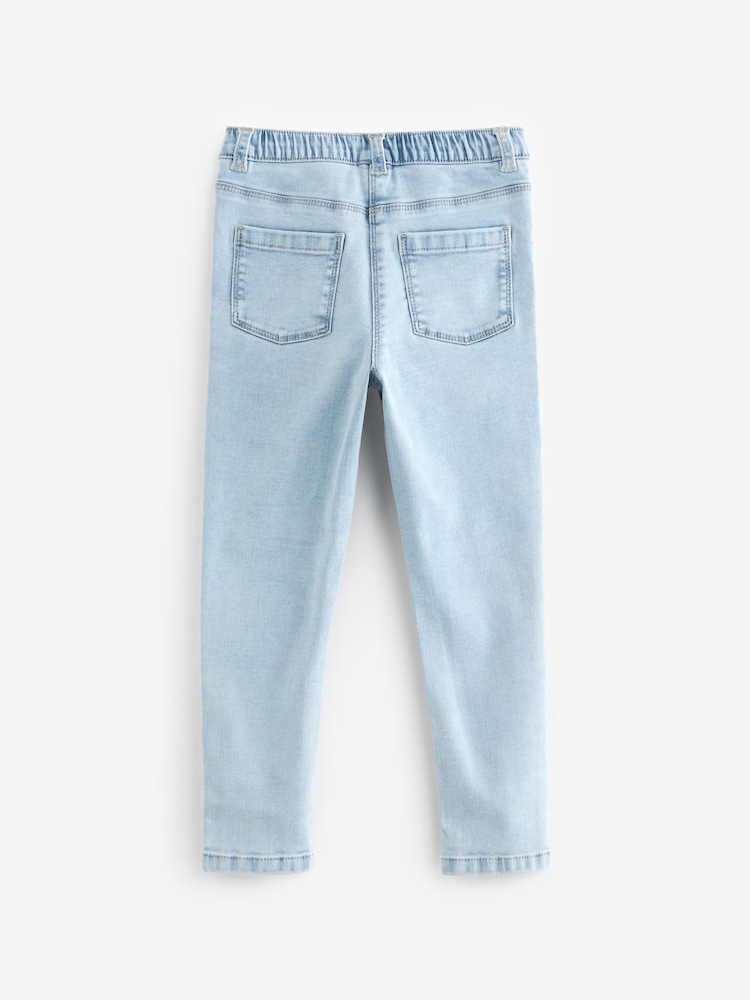 Light Blue Regular Length Stretch Jeggings (3-16yrs) - Image 2 of 3