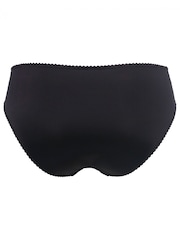 Pour Moi Black Soiree Embroidery Bikini Briefs - Image 4 of 4