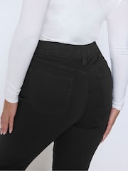 Yours Curve Black Bootcut Jeggings - Image 5 of 5