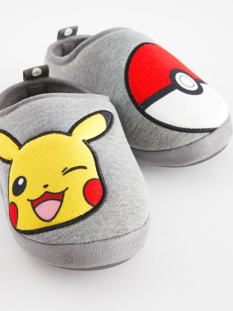Szary z motywem Pokemon - Sportowe pantofle typu mule - Image 4 of 4