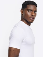 Pack de 2 camisetas ajustadas de algodón 100 % de River Island - Imagen 5 de 7