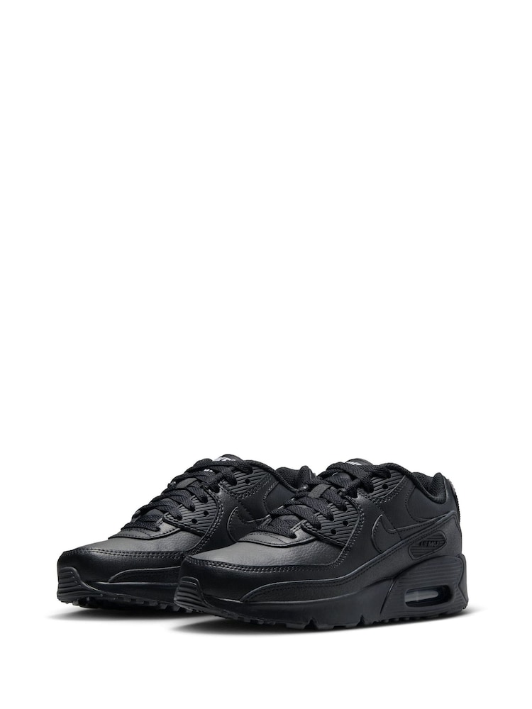 Nike Black Air Max 90 LTR Trainers - Image 2 of 8 Nike Black Air Max 90 LTR Trainers - Image 2 of 8