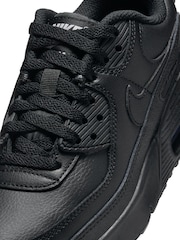 Nike Black Air Max 90 LTR Trainers - Image 6 of 8